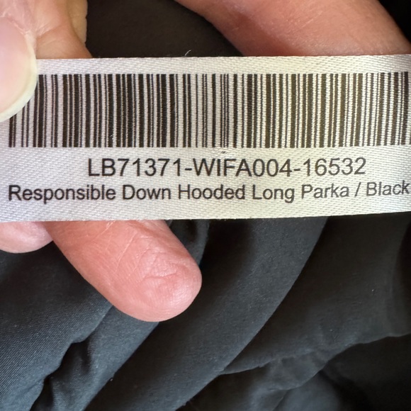 Quince Black Hooded Coat with Fur Trim - Picture 6 of 15